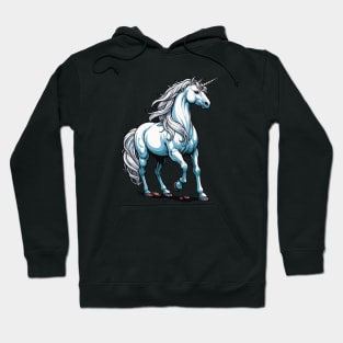 White Unicorn Dreamland: Mystical Majesty Hoodie